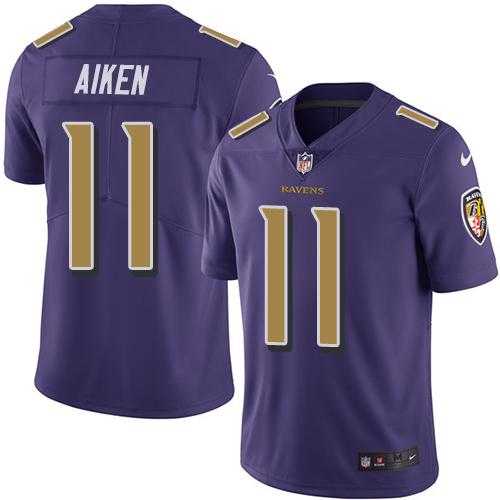 Nike Men & Women & Youth Ravens 11 Kamar Aiken Purple Color Rush Limited Jersey,We sell and wholesale Nike Men & Women & Youth Ravens 11 Kamar Aiken Purple Color Rush Limited Jersey on line form chian!